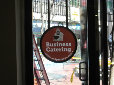 Custom Signs - Business Catering
