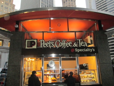 Custom Signs - Peet's Coffee & Tea