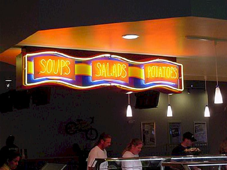 Custom Signs - Soups Salads Potatoes